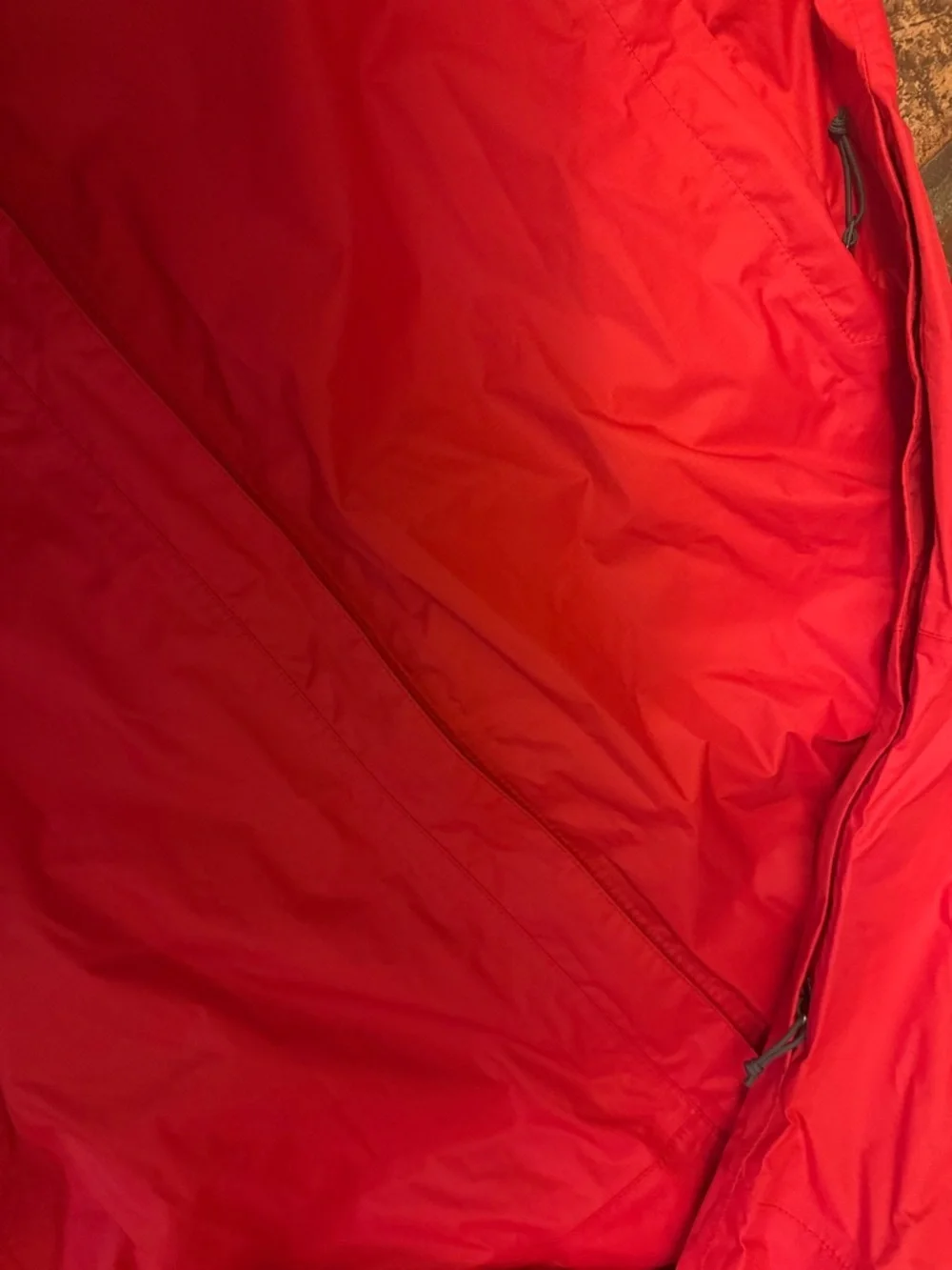 The North Face Red Hooded Windbreaker Jacket